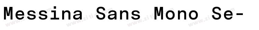 Messina Sans Mono Se字体转换